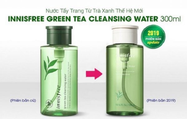 Nước Tẩy Trang Innisfree Trà Xanh Green Tea Cleansing Water Mẫu 2019