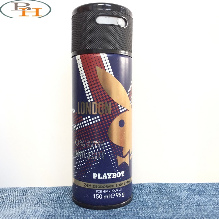 XỊT PLAYBOY LONDON 24H DEODORANT BODY SPRAY