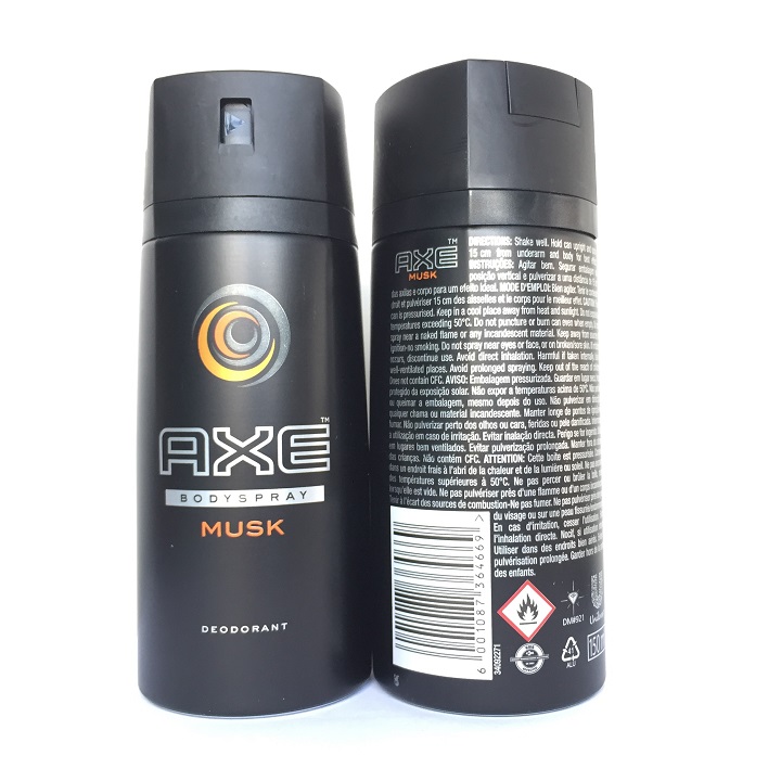 XỊT TOÀN THÂN AXE MUSK MẠNH MẼ LÃNG MẠN - HÀNG MỸ 150ml (1) XỊT TOÀN THÂN AXE MUSK MẠNH MẼ LÃNG MẠN - HÀNG MỸ 150ml