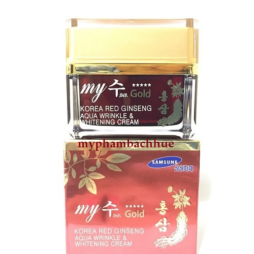 Kem My Gold Dưỡng Trắng Da Hồng Sâm Hàn Quốc 