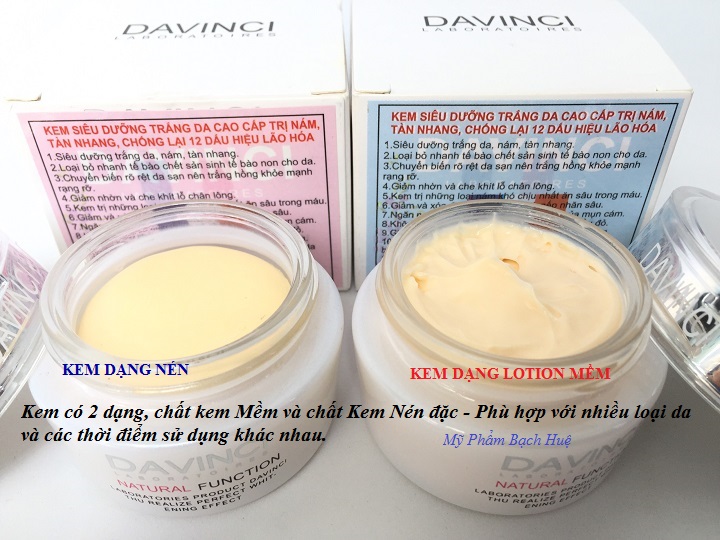 kem-duong-da-Davinci-phap